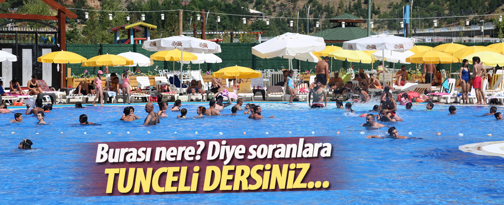 Tunceli'den Akdeniz ve Ege'yi aratmayan görüntüler