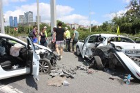 15 Temmuz Şehitler Köprüsü'nde Kaza Açıklaması 3 Yaralı