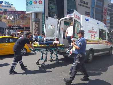 Başkentte EGO Otobüsü Yayalara Çarptı Açıklaması 2 Yaralı