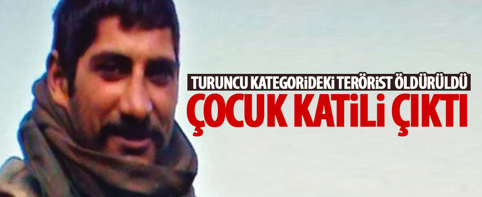 'Turuncu' kategorideki terörist öldürüldü