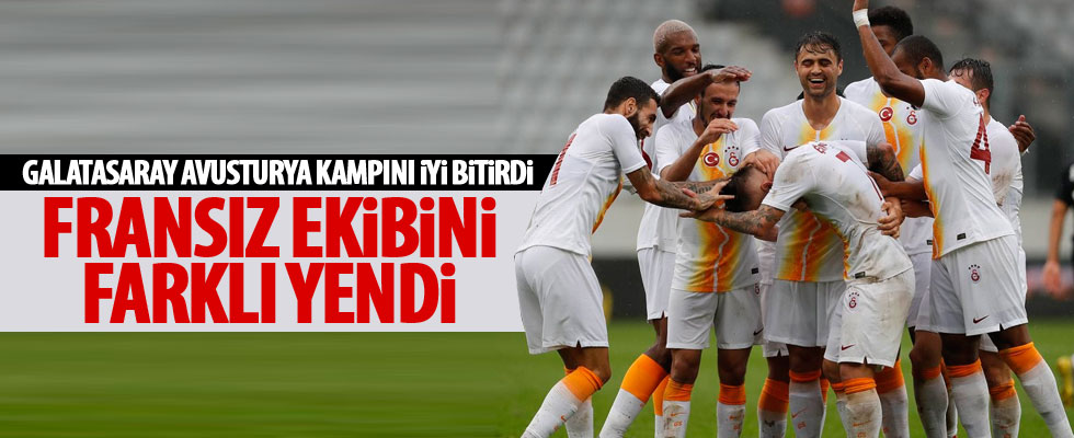 Galatasaray'dan hazırlık maçında gol yağmuru!