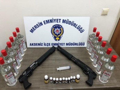 Mersin'de Kaçak Sigara Ve Alkol Operasyonları Açıklaması 6 Gözaltı