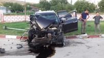 SARA NÖBETİ - Otomobil Park Halindeki Tıra Çarptı Açıklaması 1 Ağır Yaralı