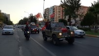 TERÖRE LANET - Sincik'te Şehit Polis İçin Konvoy Düzenlendi