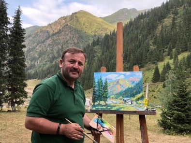 Tanrı Dağları'nı çizen vekil