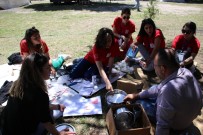 GAZI ÜNIVERSITESI - (Özel) Üniversiteli Öğrenciler Ormanda Afete Hazırlandı