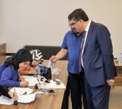 YAĞLıBOYA - Başkan Fadıloğlu, ŞSM'deki Kursiyerleri Ziyaret Etti