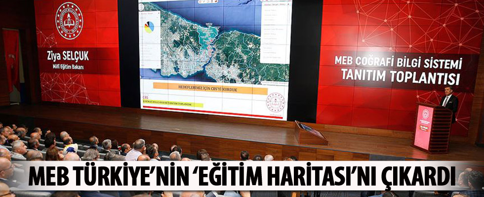 MEB Türkiye'nin 'eğitim haritasını' çıkardı