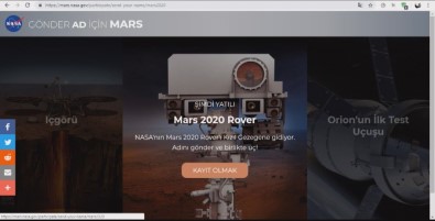 (ÖZEL) 2,5 Milyon Türk İsmini Mars'a Göndermek İstiyor