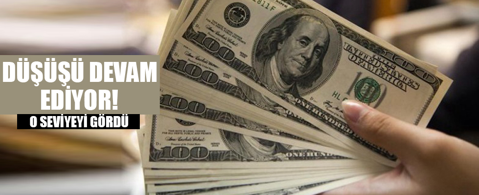 Doların düşüşü sürüyor