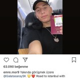 EMRE MOR - Emre Mor'dan Galatasaray paylaşımı