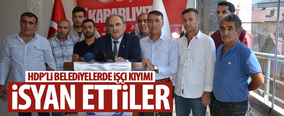 HDP ve DP'li belediyelerde 52 kişi işten çıkarıldı