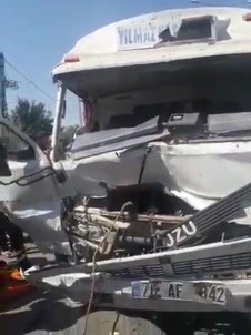 Iğdır'da Trafik Kazası Açıklaması 1 Yaralı