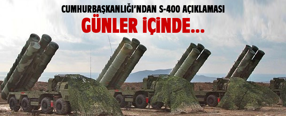 Cumhurbaşkanlığı Sözcüsü Kalın Açıklaması 'S-400 Günler İçerisinde Türkiye'ye Gelecek'