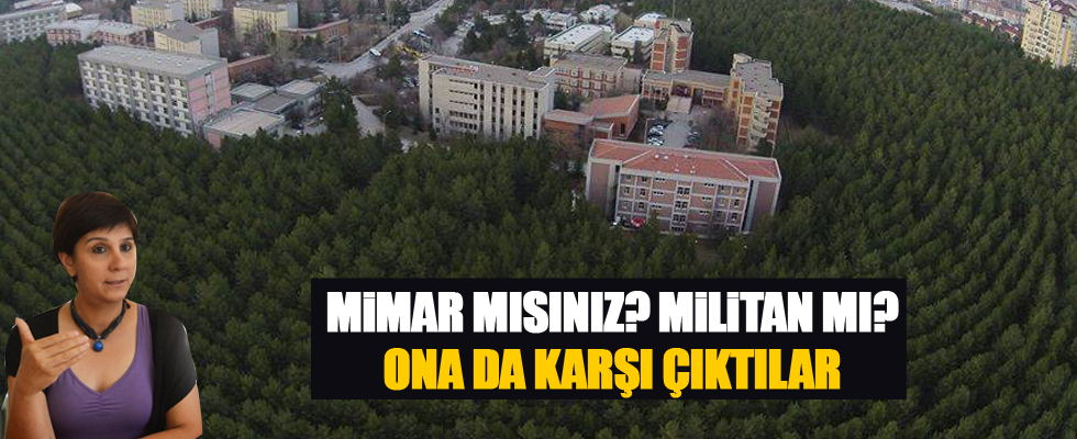 ODTÜ'de KYK yurdu çalışmaları engellendi