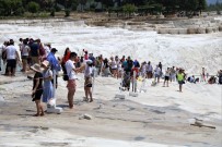 PAMUKKALE - (Özel) Pamukkale'de Tüm Zamanların Rekoru Kırıldı