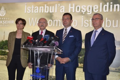Kemal Kılıçdaroğlu, İmamoğlu'na Tebrik Ziyaretinde Bulundu
