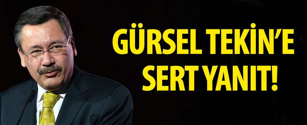 Melih Gökçek'ten Gürsel Tekin'e sert yanıt!