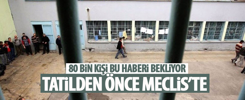 Tatilden önce Meclis'te af görüşülecek