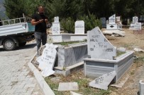 İHLAS - Alanya'da Aile Mezarlığı Parçalandı
