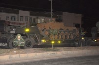 ASKERİ KONVOY - Suriye Sınırına Tank Ve Obüs Sevkıyatı