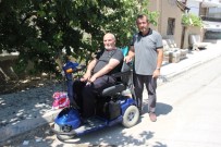 Akülü Arabası Çalınan Adamı Hayırsever Sevindirdi