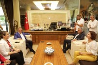 ŞÜKRÜ SÖZEN - Başkan Böcek Manavgat'ı Ziyaret Etti