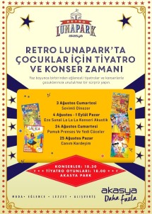Retro Lunapark'ın Ağustos Programı Açıklandı