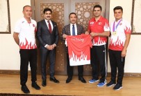 GÖRME ENGELLİLER - Şampiyonlardan Vali Ali Mantı'ya Ziyaret