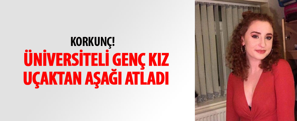 Uçaktan düşen üniversite öğrencisinin cesedi aranıyor