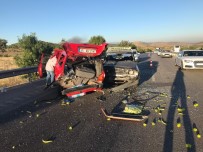 Kula'da Zincirleme Kaza Açıklaması 2 Yaralı