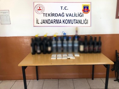 Tekirdağ'da 118 Litre Kaçak İçki Yakalandı