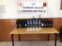 KAÇAK ŞARAP - Tekirdağ'da 118 Litre Kaçak İçki Yakalandı