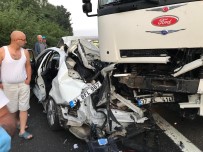 TRAFIK KAZASı - TEM Otoyolunda Zincirleme Trafik Kazası Açıklaması 6 Yaralı