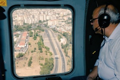 Vali Köşger'den Aydın Genelinde Havadan Denetim