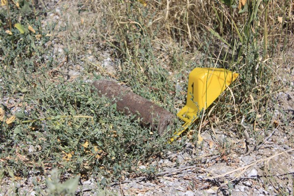 Başkent'te mühimmat bulundu