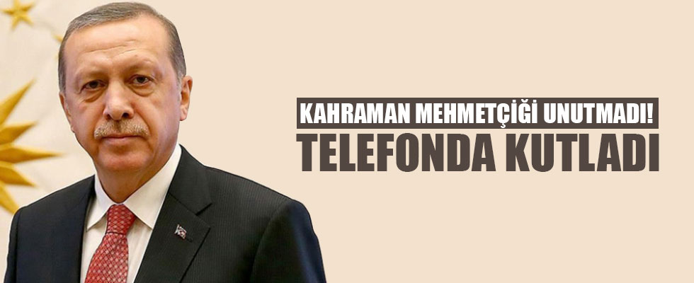 Cumhurbaşkanı Erdoğan askerlerin bayramını kutladı