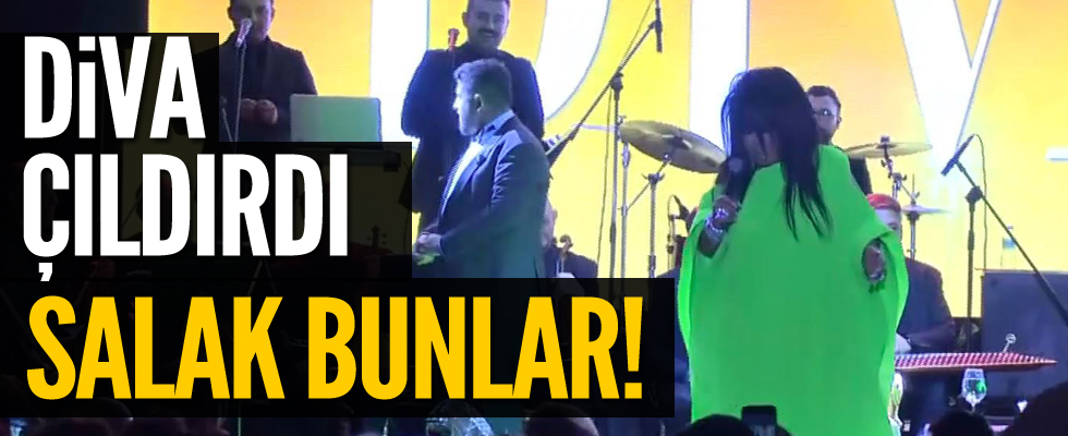 Bülent Ersoy sahnede çıldırdı