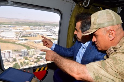 Diyarbakır'da Helikopterli Ve Drone'lu Trafik Denetimi