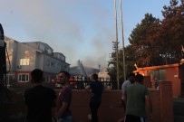 TIR DORSESİ - Fabrikaya Sıçrayan Orman Yangını Söndürüldü