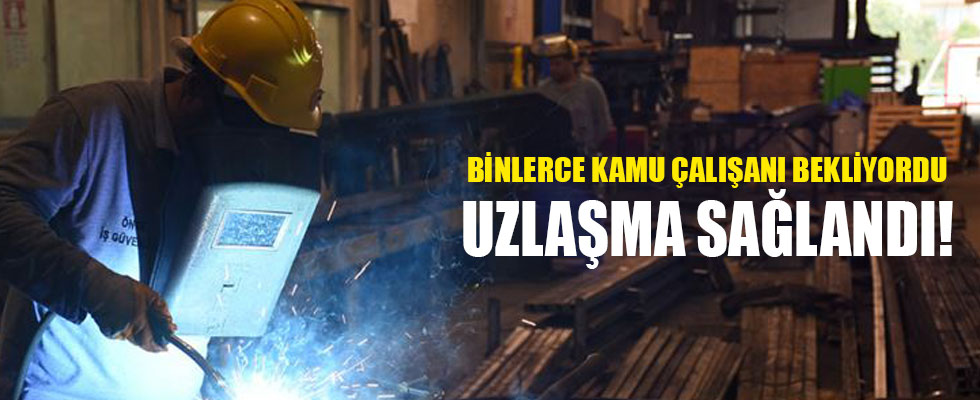 Toplu sözleşmede anlaşma sağlandı