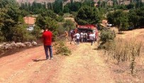 BEYKÖY - Hisarcık'taki Arazi Yangını Yerleşim Alanına Sıçramadan Söndürüldü