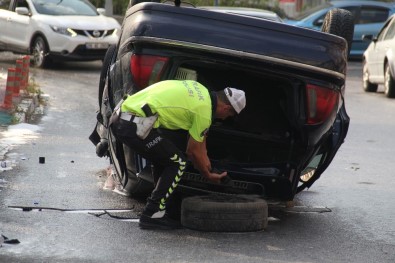 Başkentte Alkollü Sürücü Kaza Yaptı Açıklaması 5 Yaralı