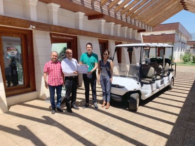 İşadamlarından, Likya Uygarlıkları Müzesi'ne Golf Arabası Bağışı