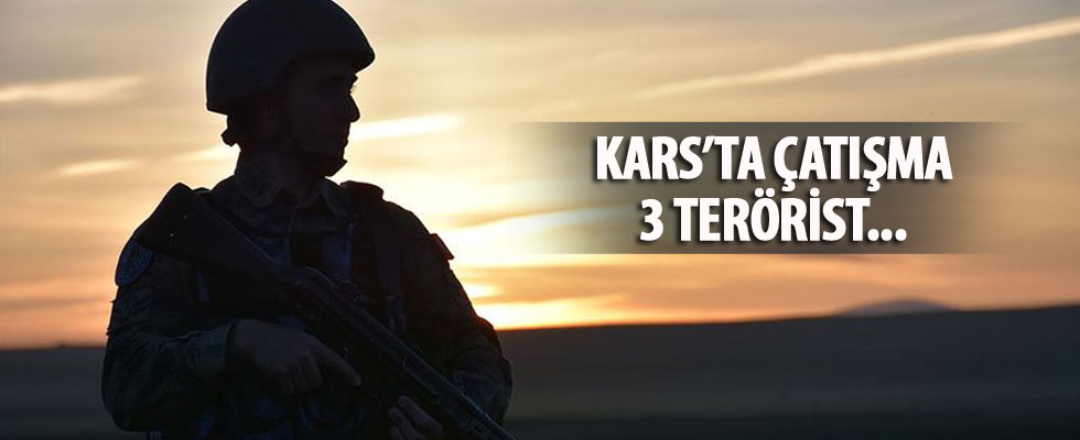 Kars'ta silahlı 3 terörist etkisiz hale getirildi
