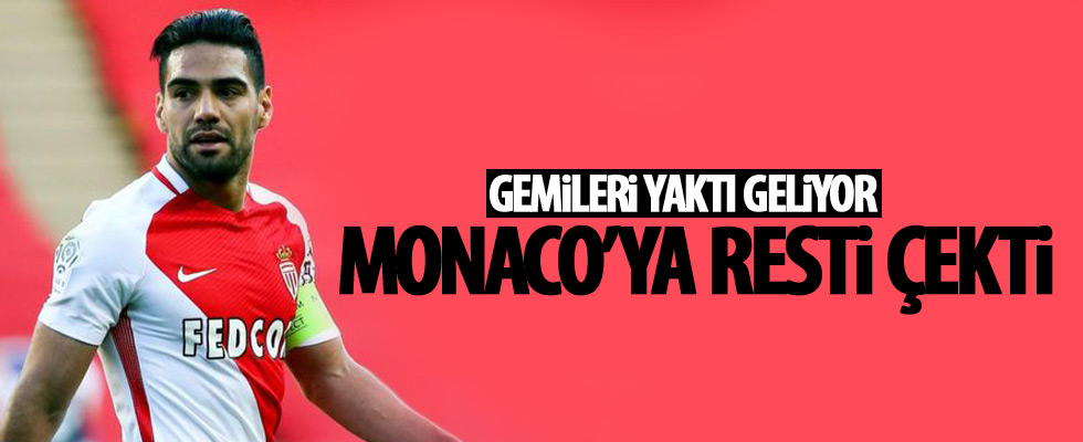 Falcao'dan Monaco'ya Galatasaray resti!