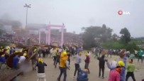 Hindistan'da Taş Atma Festivali Açıklaması 100 Yaralı