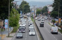 KURBAN BAYRAMı - Karadeniz Sahil Yolu'nda Bayram Trafiği