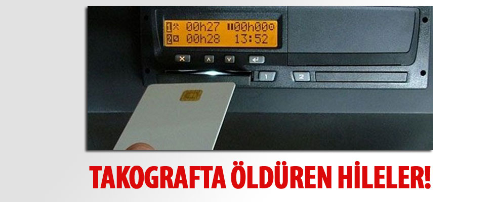 Takografta öldüren hileler! (Sensöre mıknatıs)