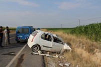 Aksaray'da Otomobil Şarampole Devrildi Açıklaması 1 Yaralı Haberi